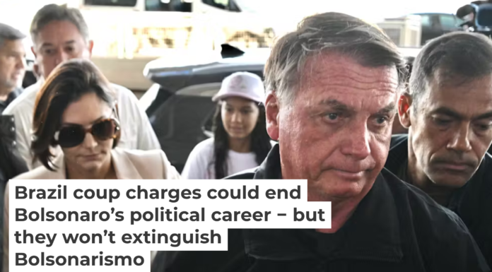 The former president looked disappointed on Jan. 18, 2025, after a judge denied his request to travel to the U.S. for Donald Trump’s inauguration. Evaristo Sa/AFP via Getty Images